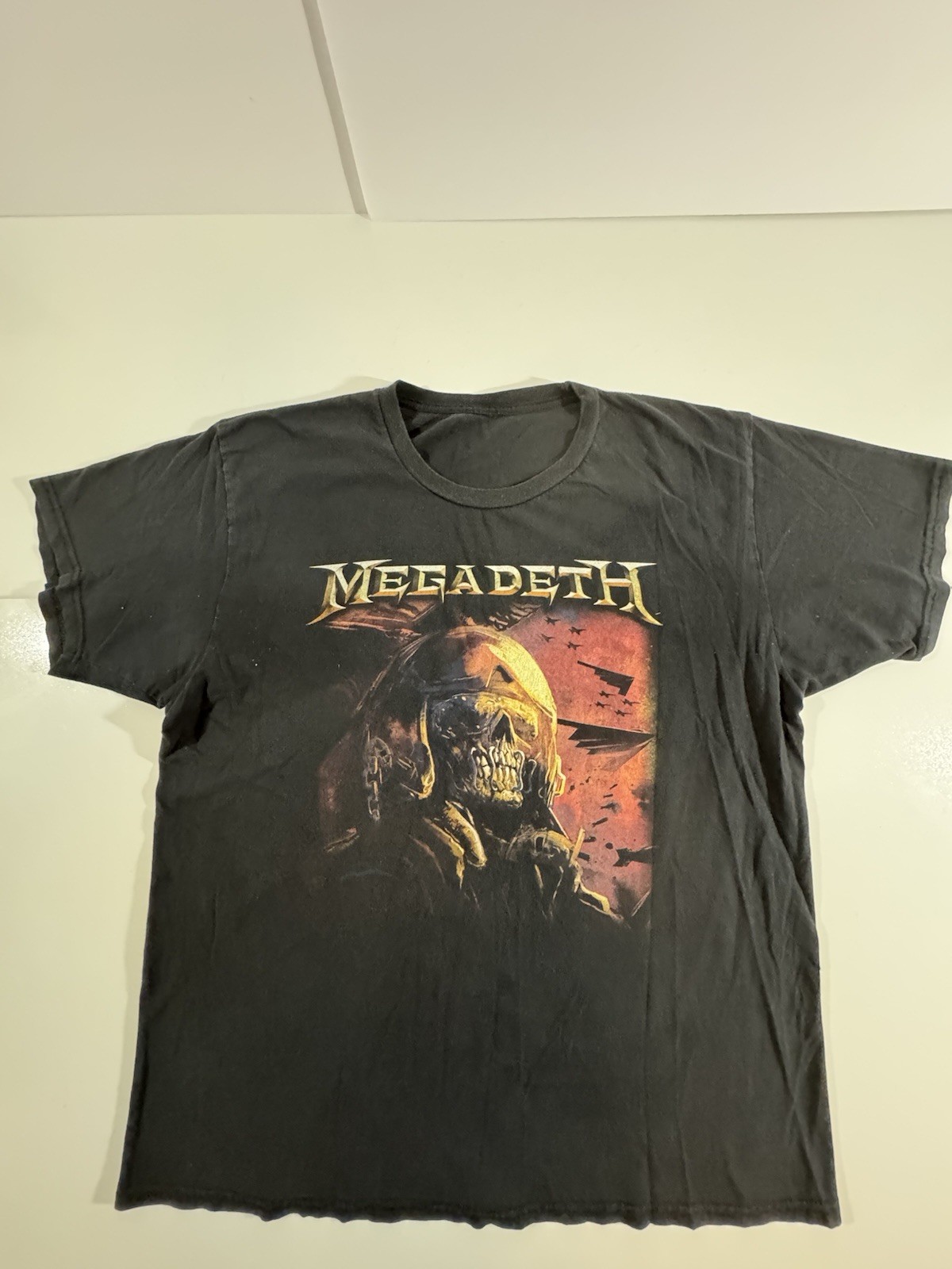 2022 Megadeth T-Shirt North America Mens XL Black Vic Rattlehead Tour Tee
