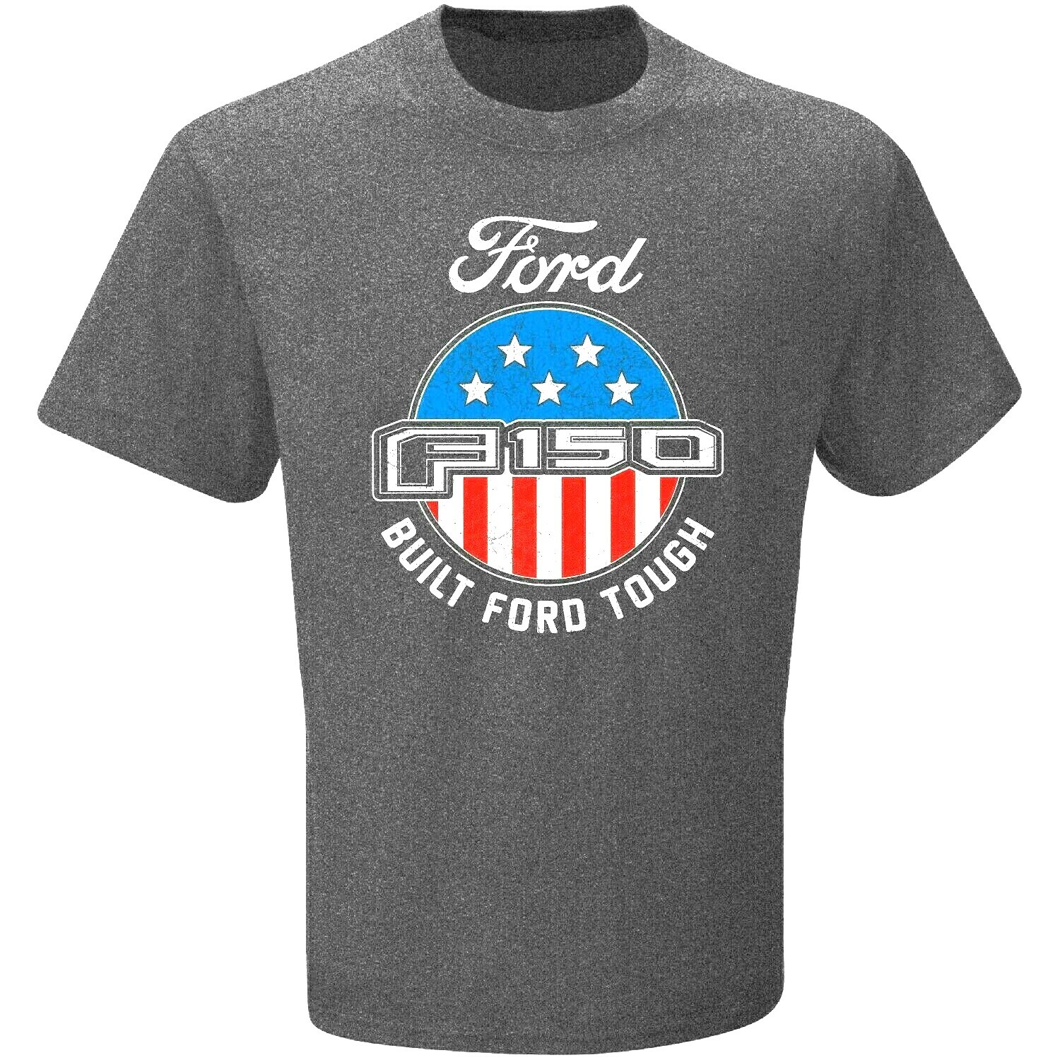 CHECKERED FLAG SPORTS FORD TRUCKS F150 STARS & STRIPES DISTRESSED PRINT SHIRT