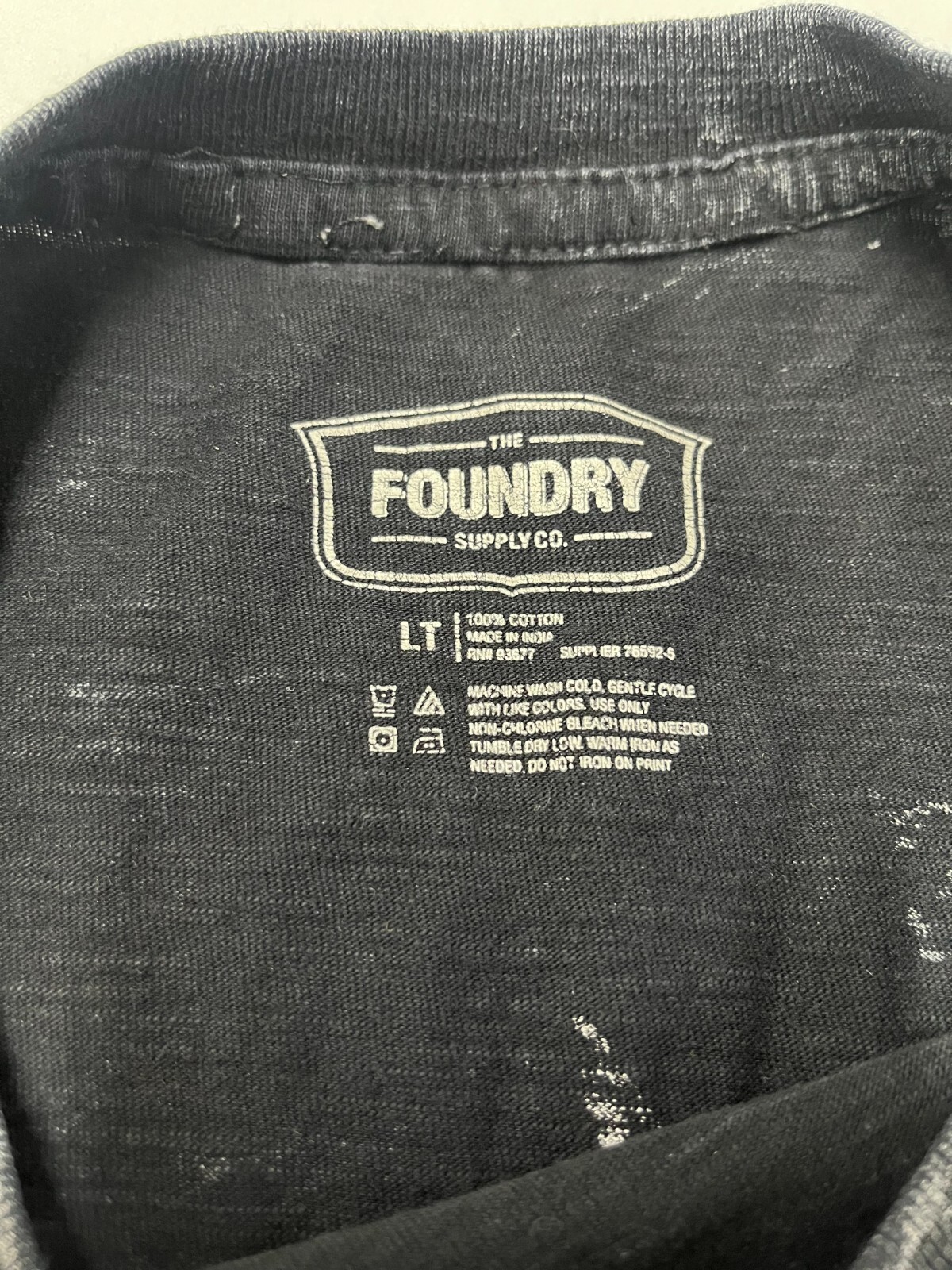 Foundry Supply Co Tshirt | size L Tall | Men