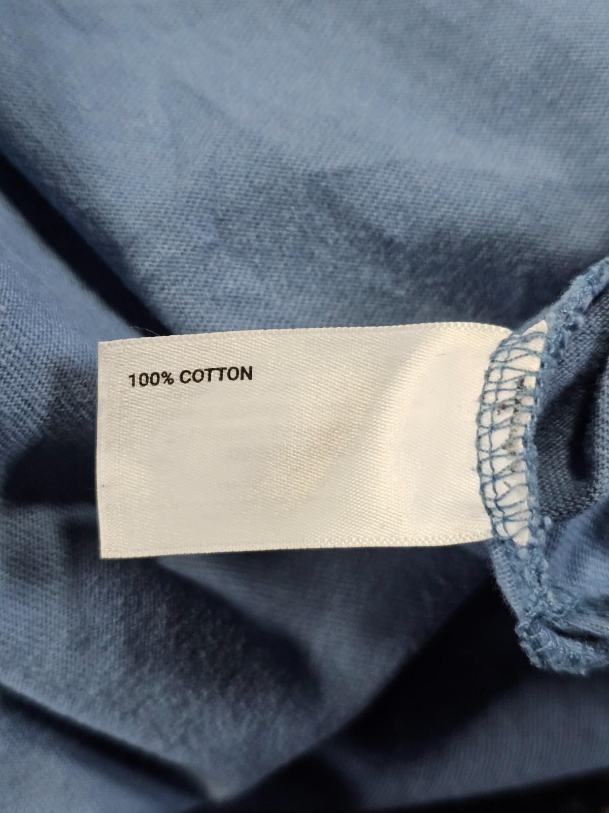 Duluth Trading Co Longtail T Shirt Mens 2XL Blue Cotton Relaxed Fit Crew Neck