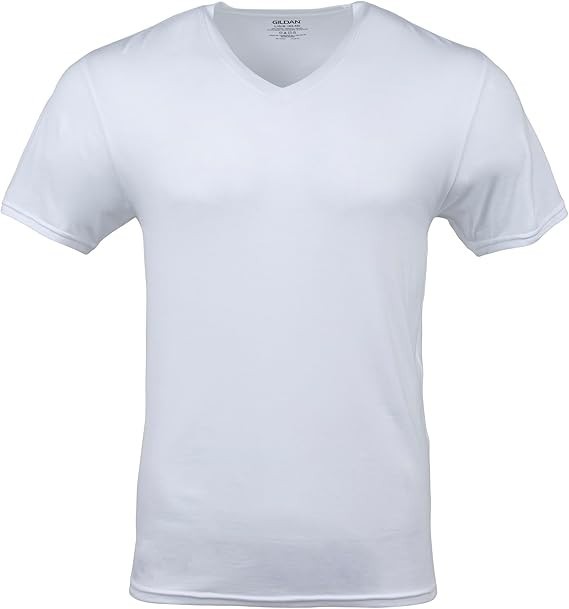 6 Pack Gildan Men&rsquo;s Crew T-shirts, Multipack, Style G1100, White