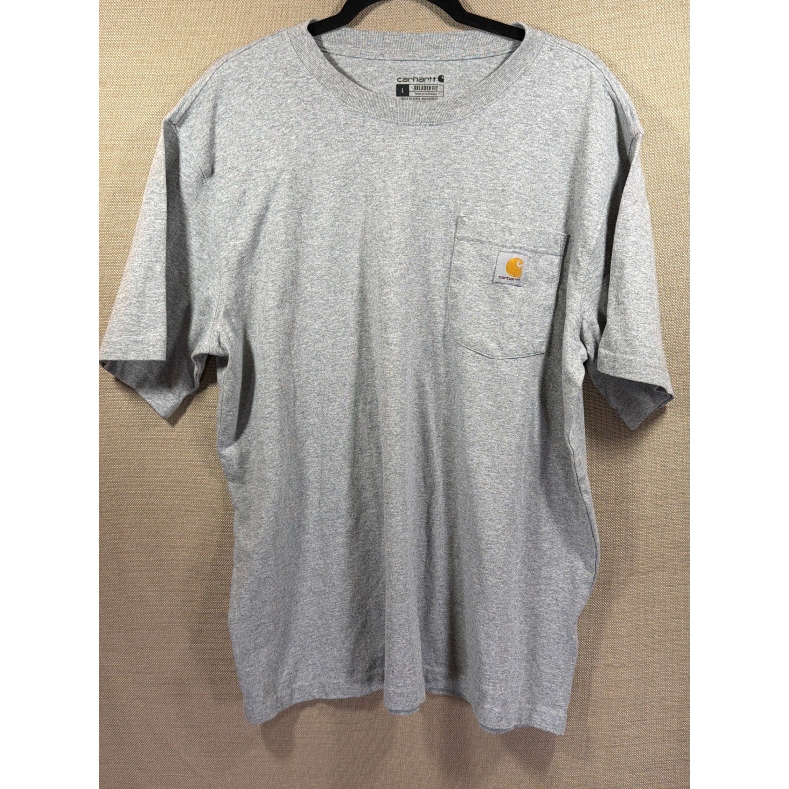 Carhartt Pocket T-Shirt BUNDLE Mens M/L Gray(K87)/Hi Visibility(TK3296) Workwear