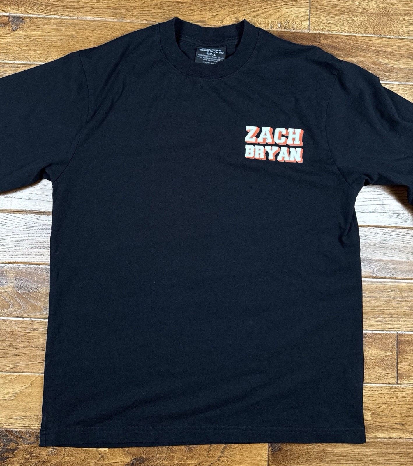 Zach Bryan American Heartbreak Tour Shirt Long Sleeve Black Small