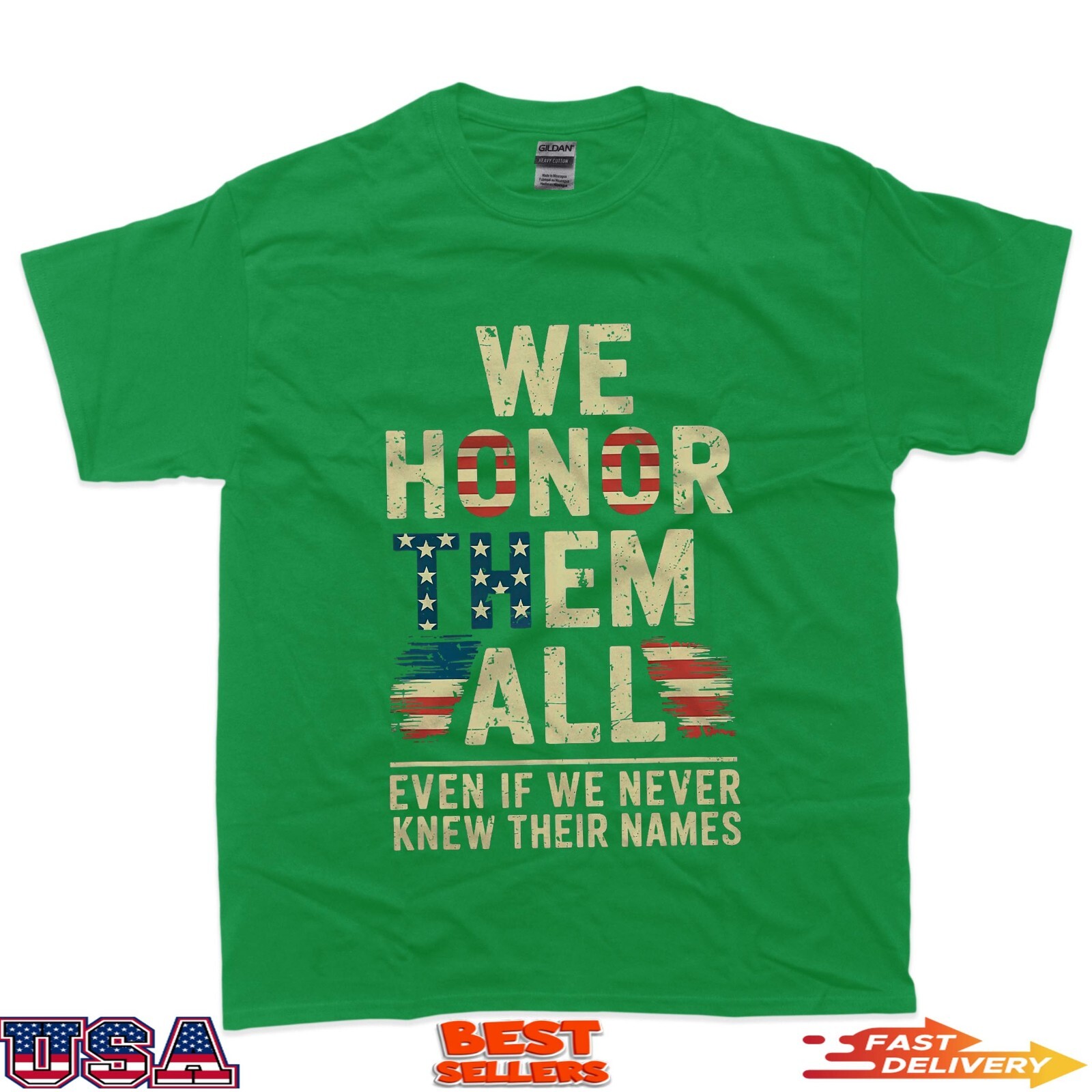 Memorial Day Honor Fallen Heroes Military Boots Dog Tags T-Shirt