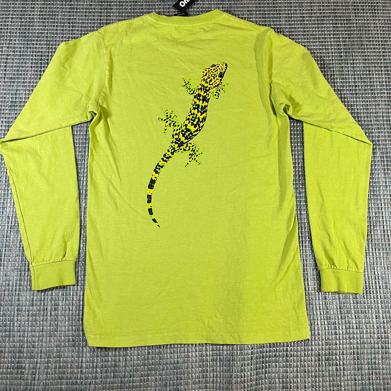 Only NY Gecko Long sleeve Green T Shirt Adult Sz XS New