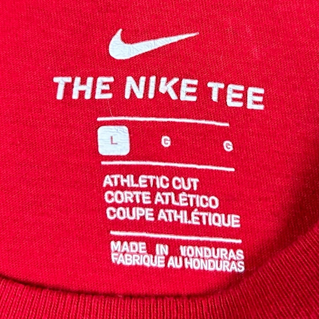 The Nike Tee Ole Miss Rebels Student Union Short Sleeve T-Shirt Red Mens Size L