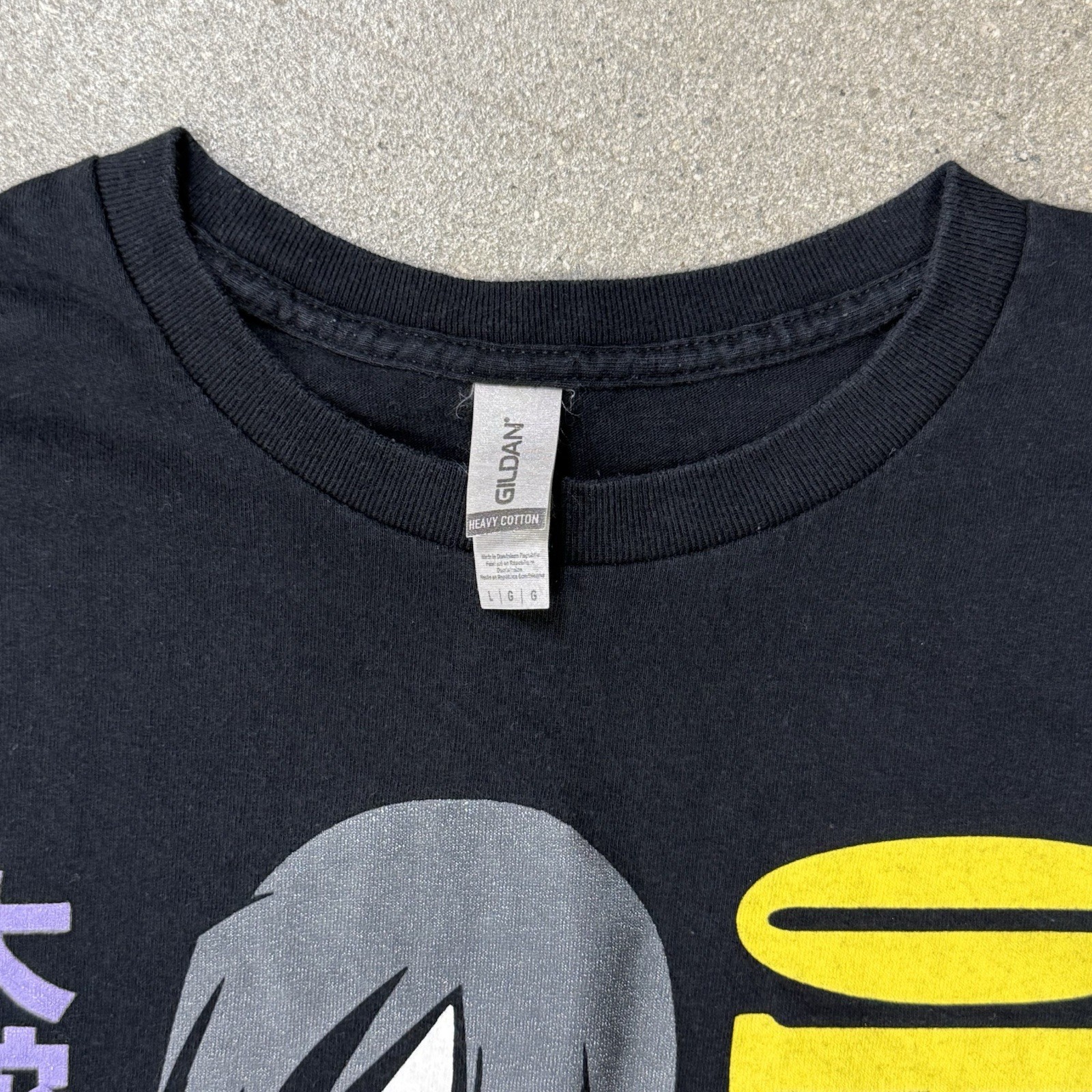 Orochimaru T Shirt Naruto Anime Manga Mens Black Size L Large Japan Retro Tee