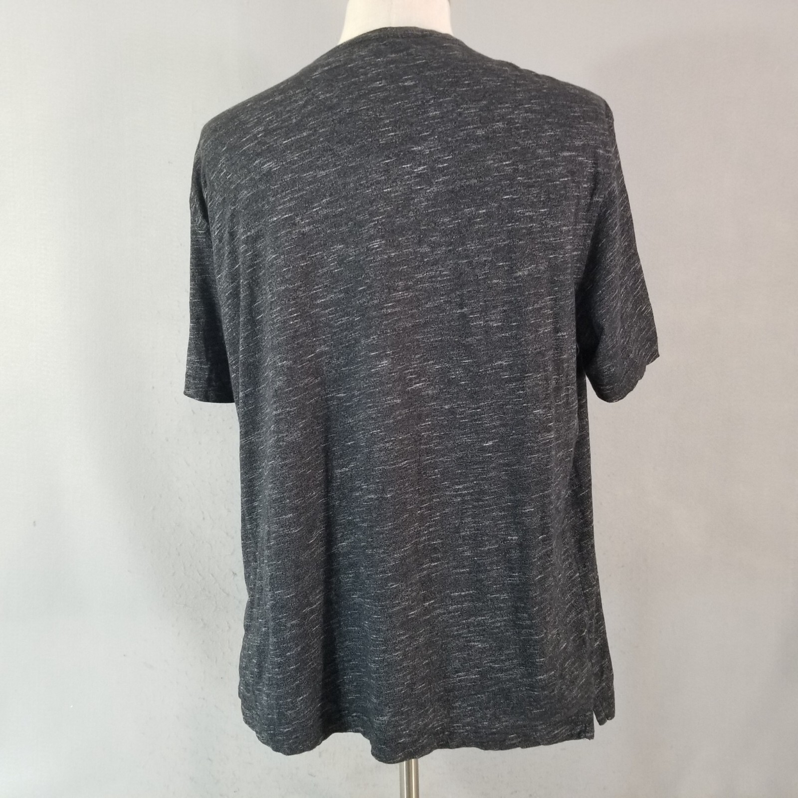 Greg Norman shirt men&rsquo;s large black Heather short sleeve cotton