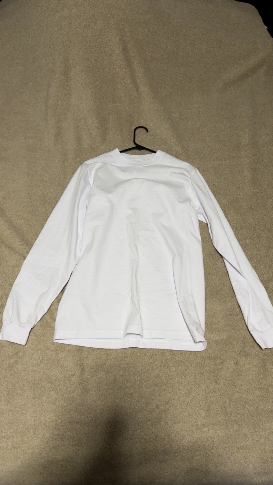 Shaka Wear SuperMAX Heavy White Heavyweight Long Sleeve Crew Neck T-Shirt M