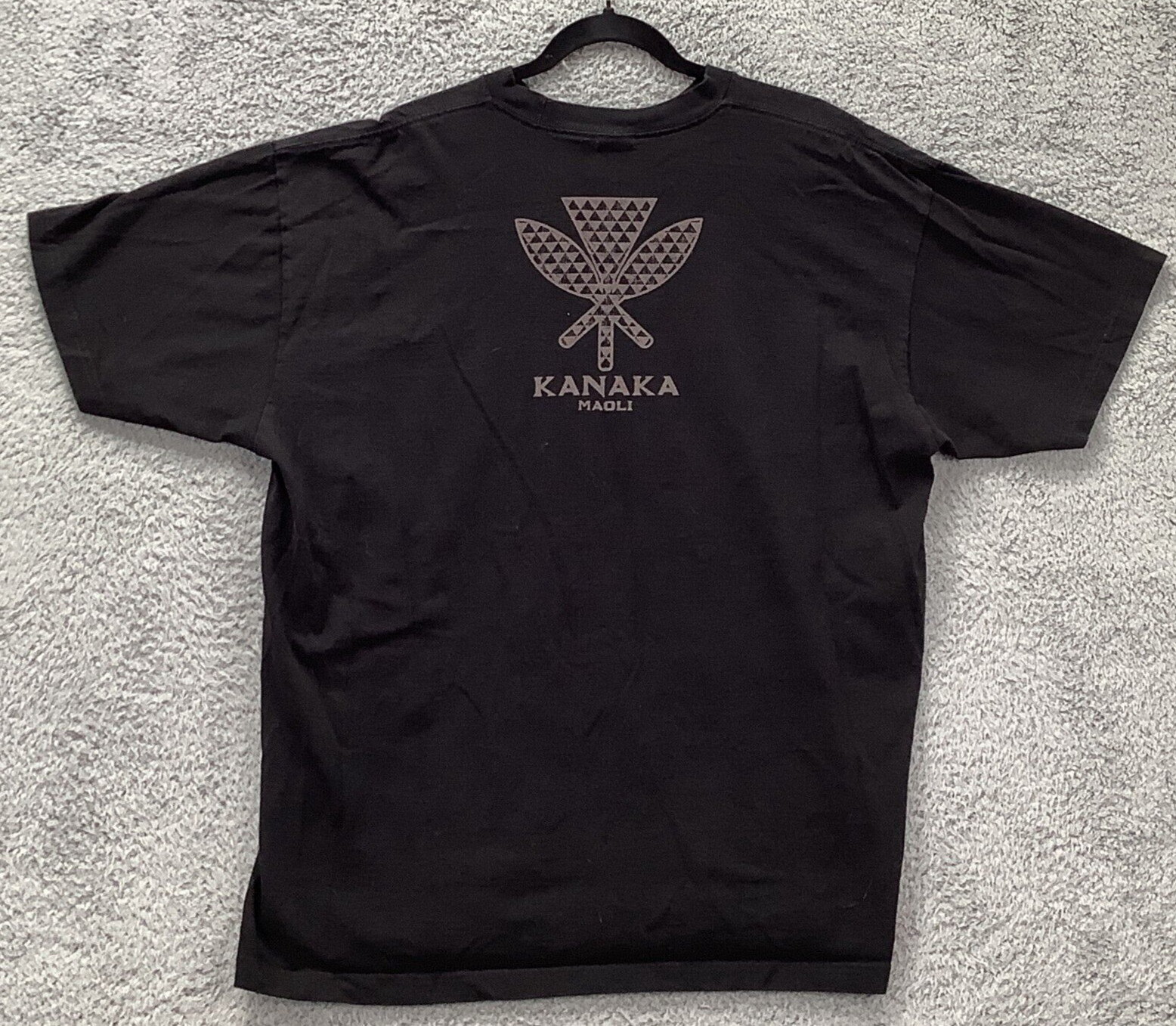 Shaka Active Shirt Mens 2XL Black Kanaka Maoli Hawaiian Tribal Graphic Tee