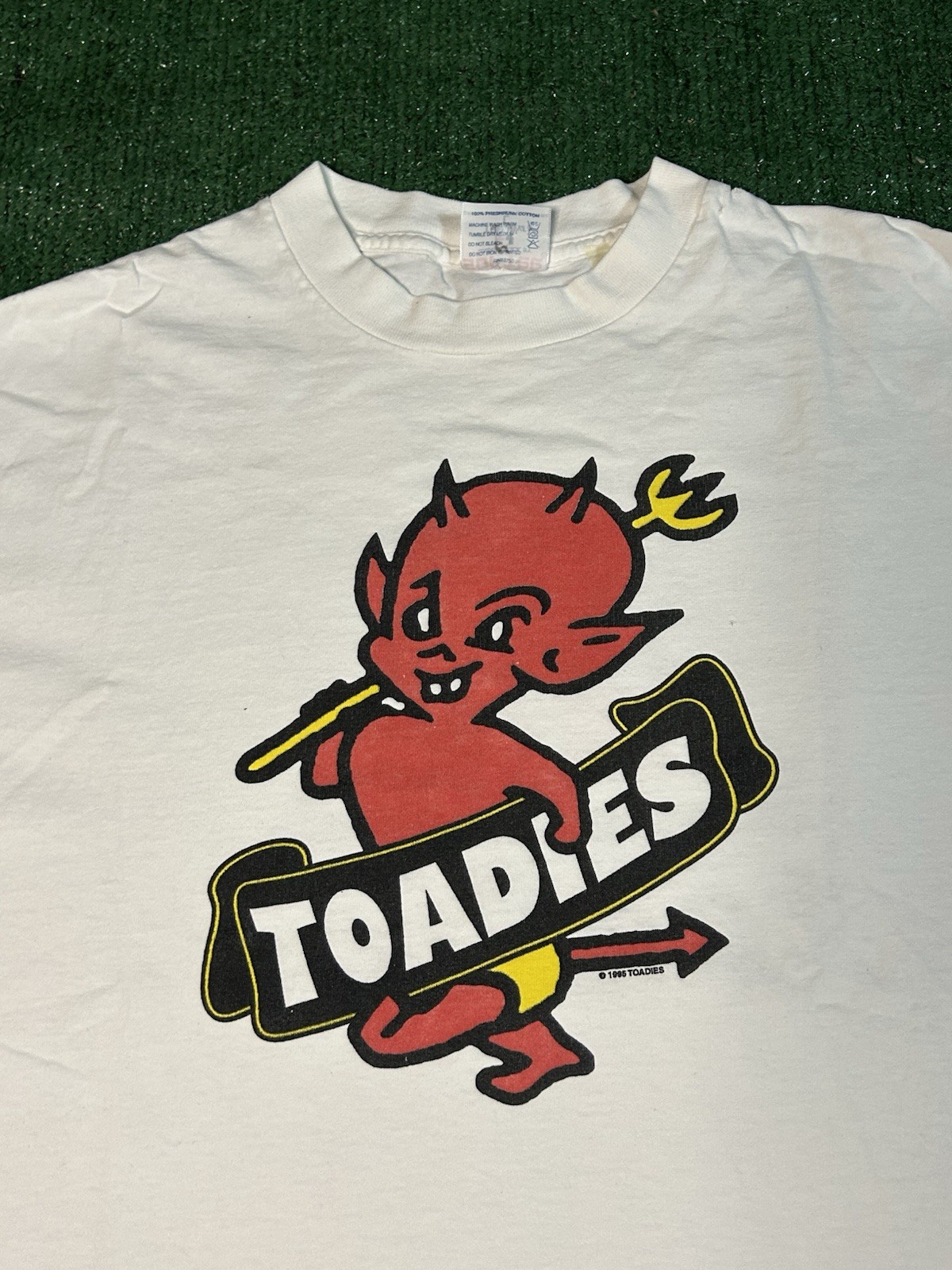 Vintage 1995 The Toadies Devil Baby Band T Shirt Sz L 90s Rock Rare 20.5×26.5