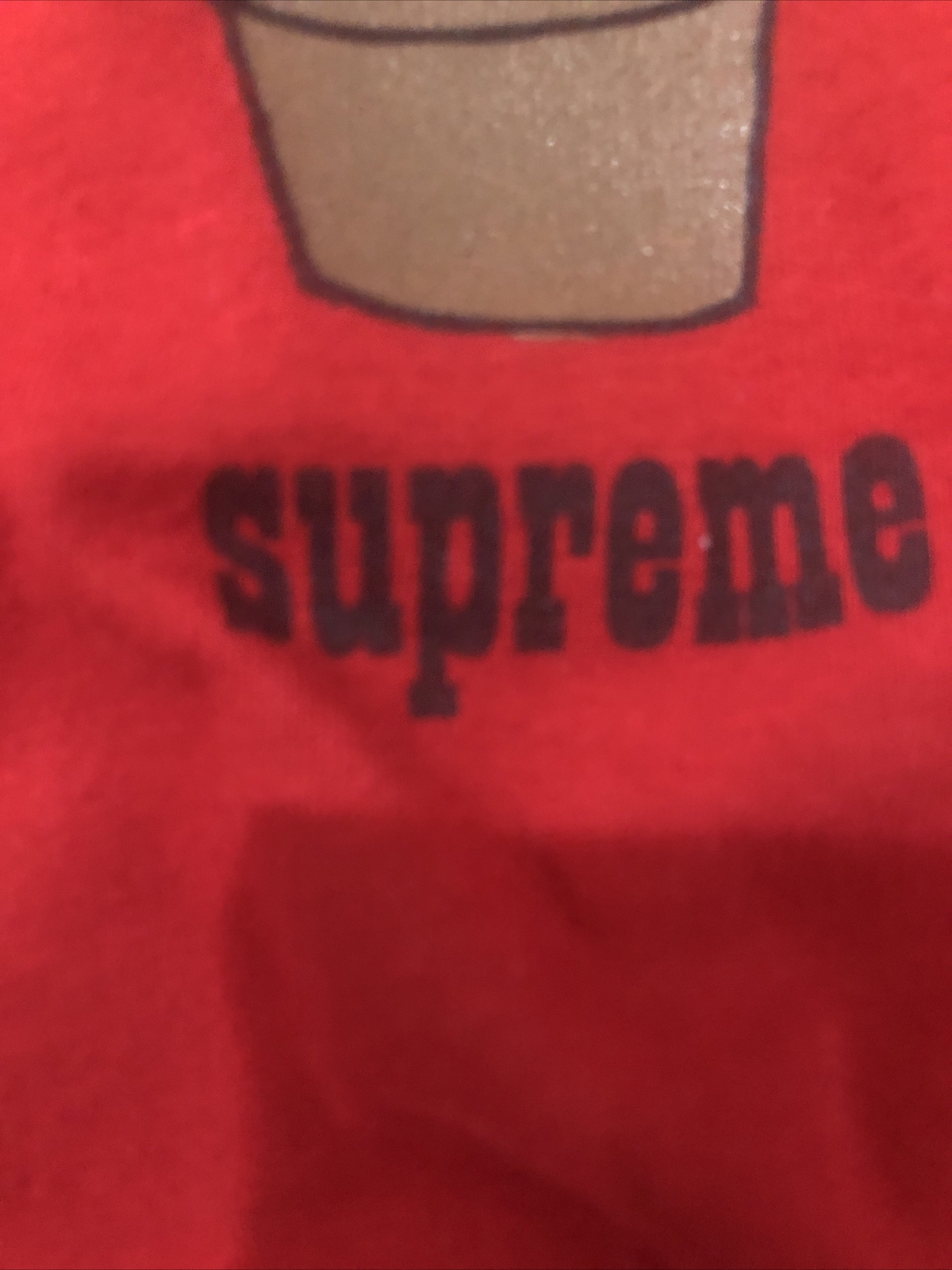 LIMITED EDITION Supreme Plant Tee Red Size M SOLD OUT ITEM FW17 100% Authentic