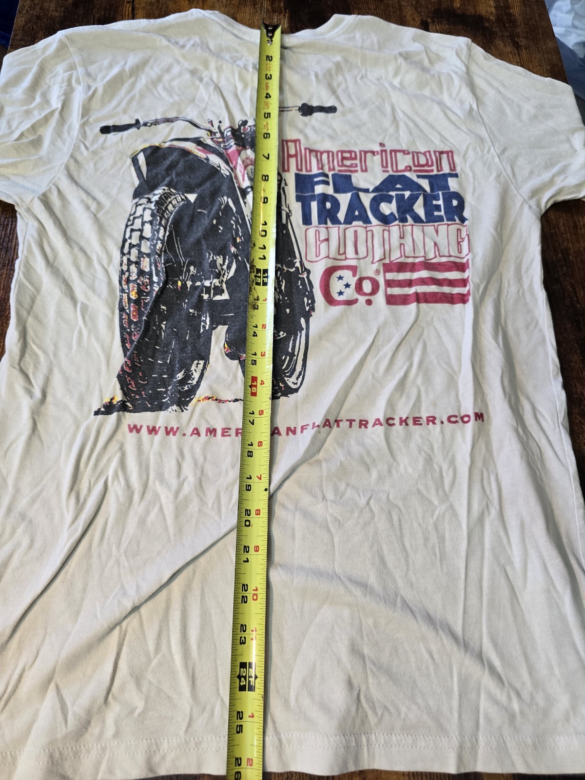 American Flat Tracker White Shirt No Tag A Few Stains Pictured Measurements Pics