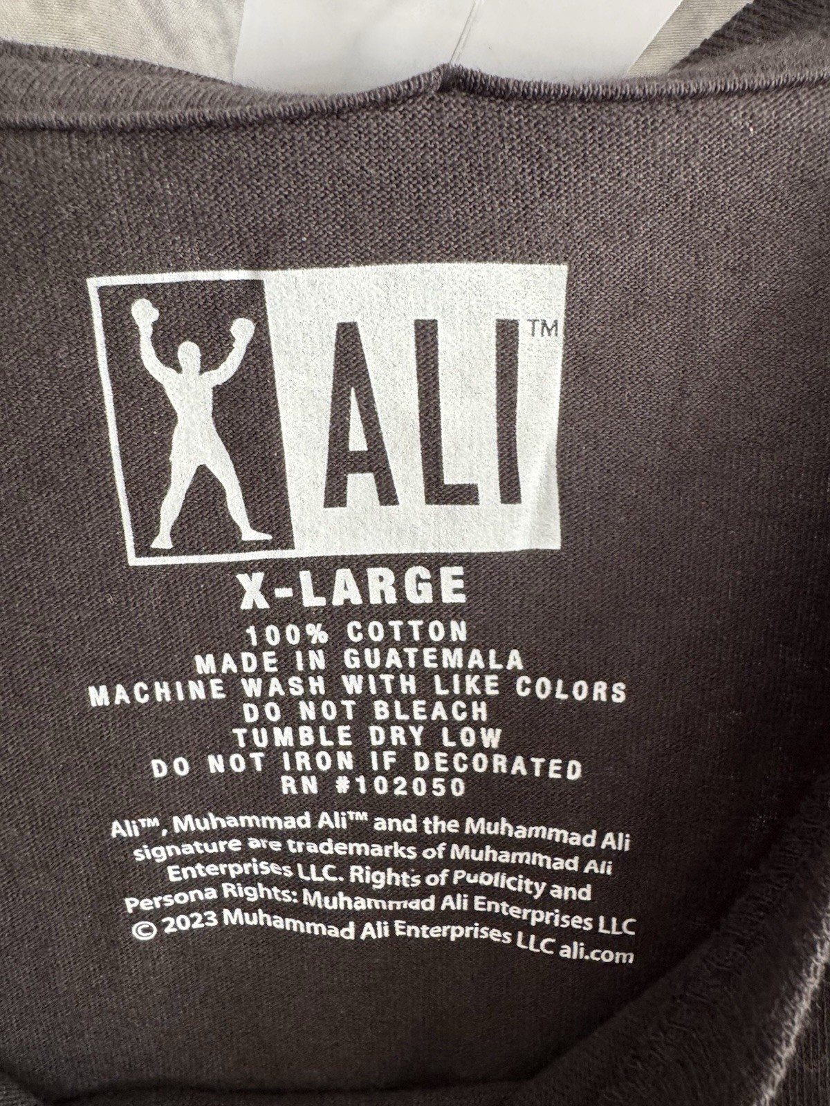 Muhammad Ali Shirt Mens XL Black Boxing Knockout Photo Graphic Tee T-Shirt