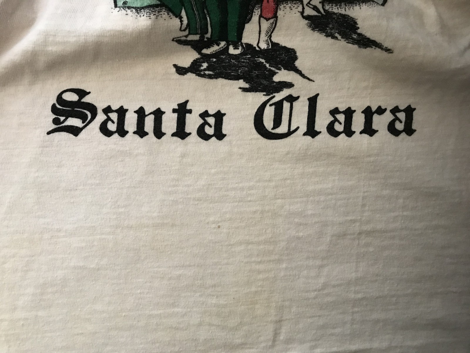 Santa Clara Vanguard vintage jersey t-shirt from mid 1970s, Drum Corps t-shirt