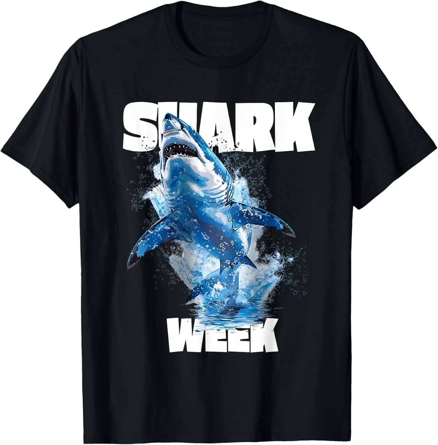 Week Shark Fish Ocean Animal Wildlife Beach Fishing T-Shirt