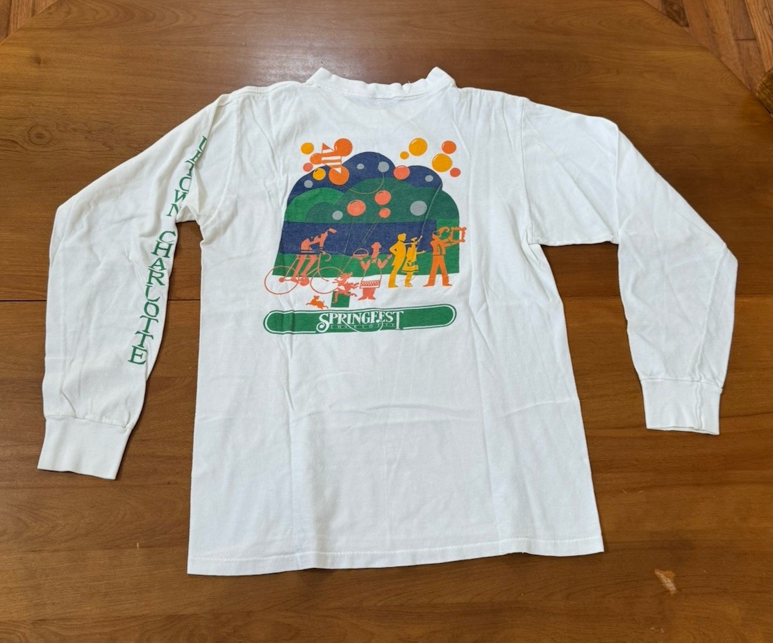 Vintage Springfest Tees Bundle Charlotte NC 1980s Various Sizes And Colors