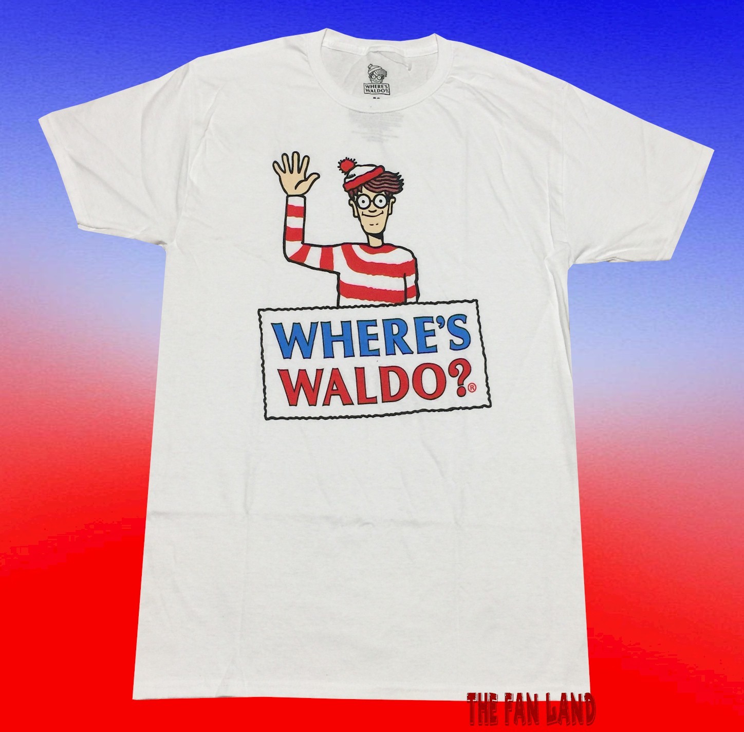 New Where&rsquo;s Waldo 1987 Mens Retro Vintage T-Shirt