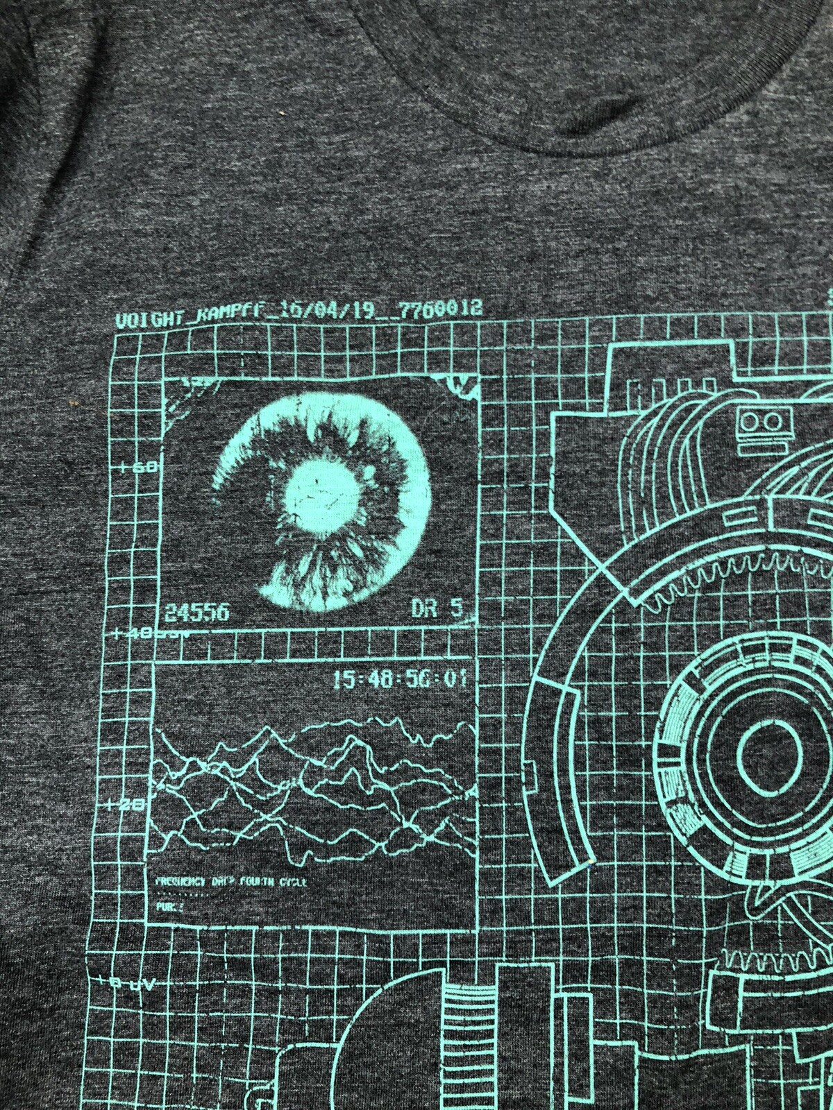 Bella + Canvas Unisex T Shirt Small Jersey Tee Shirt Blade Runner Gray