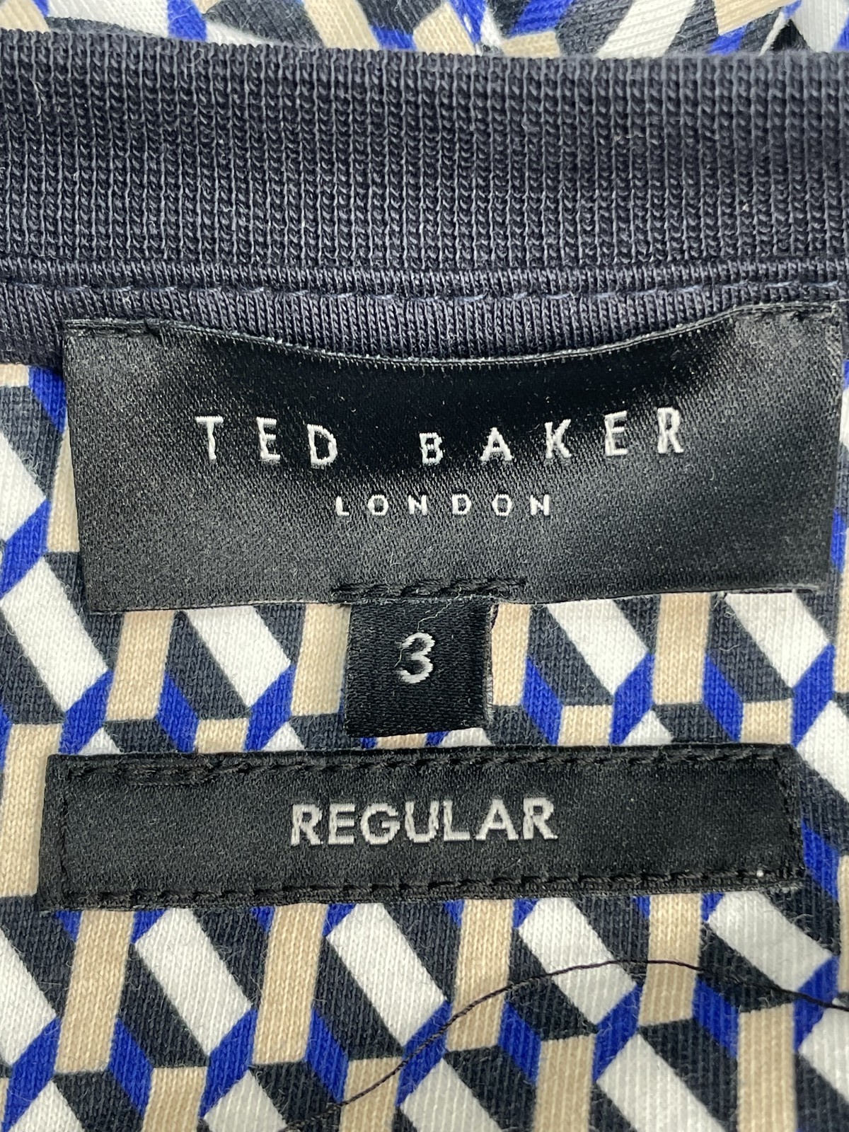 Ted Baker Men Multipack T-Shirt Set Blue/Multi Size M Short Sleeve Cotton 3 Pack