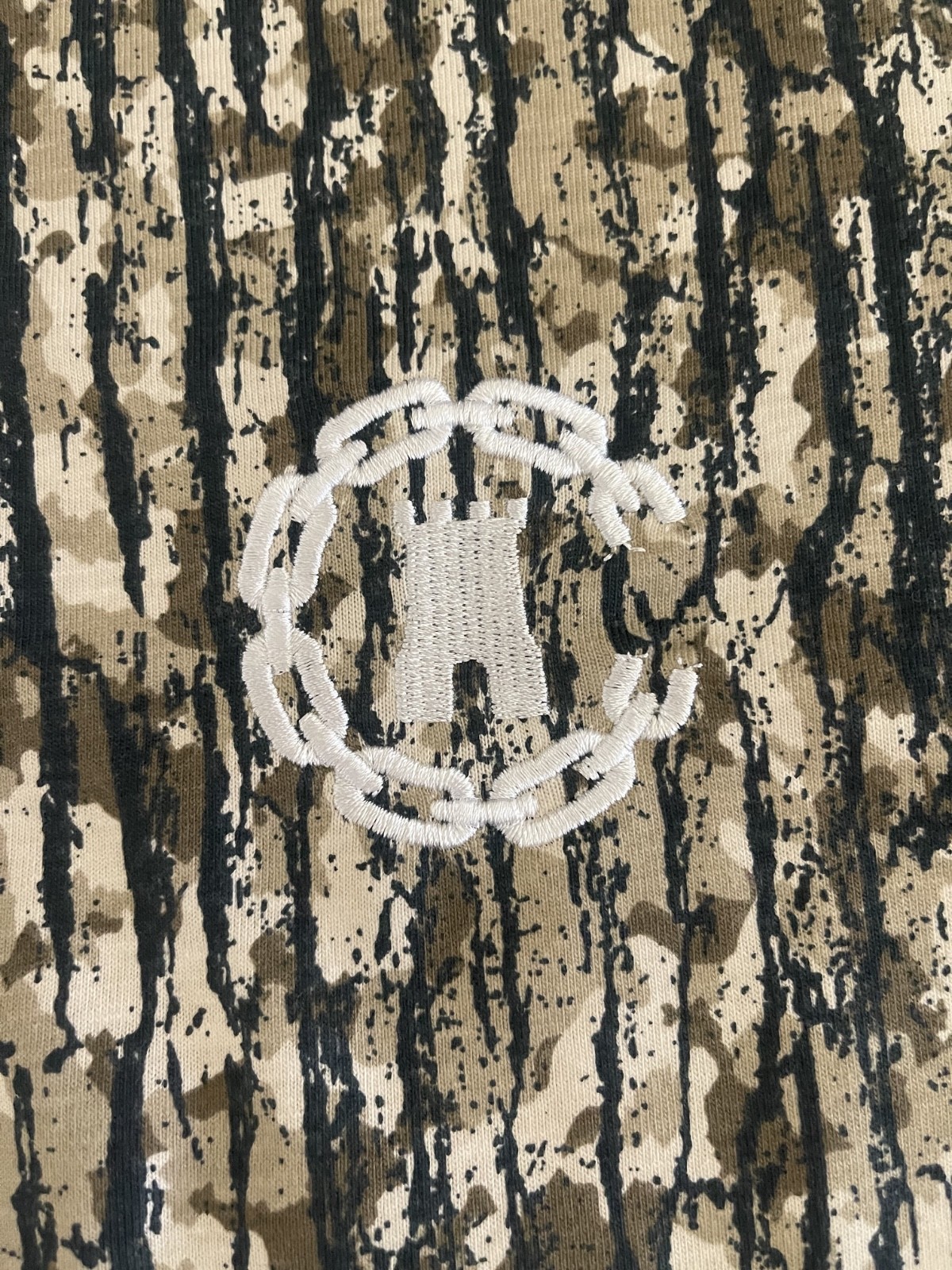 CROOKS & CASTLES Sz S Heavyweight Relax Fit T-Shirt Men&rsquo;s Camouflage Pattern