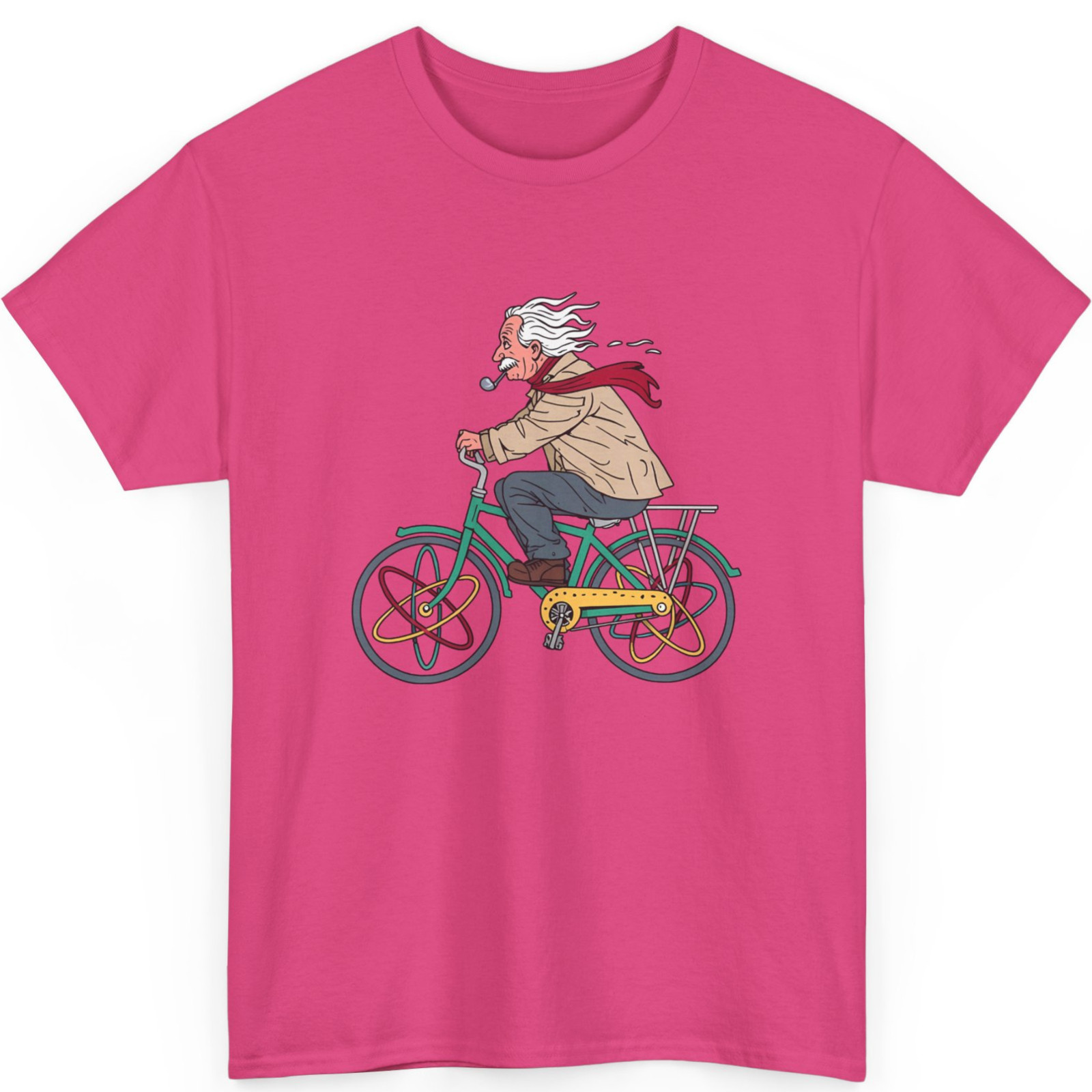 Atomic Bicycle Science Professor Men Kids Chemistry T-Shirt