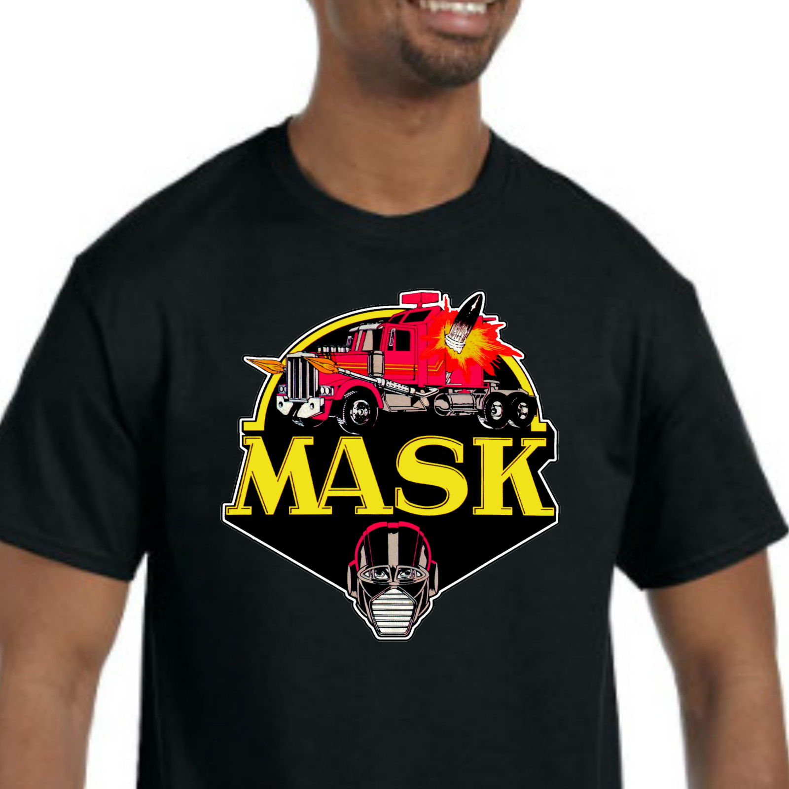 MASK T-Shirt NEW *Pick your color & size* 80&rsquo;s cartoon TV show