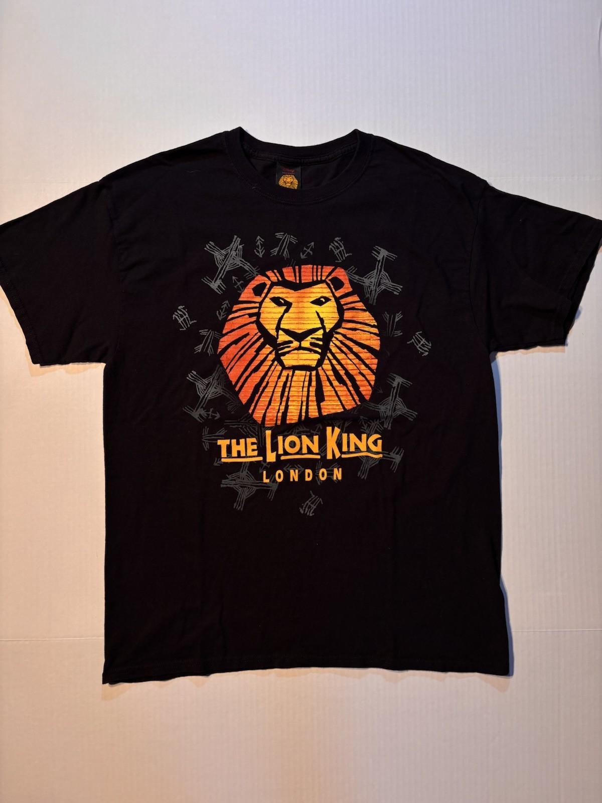 Vtg Disney The Lion King London Broadway Musical 90’s Y2K Tshirt Sz Large