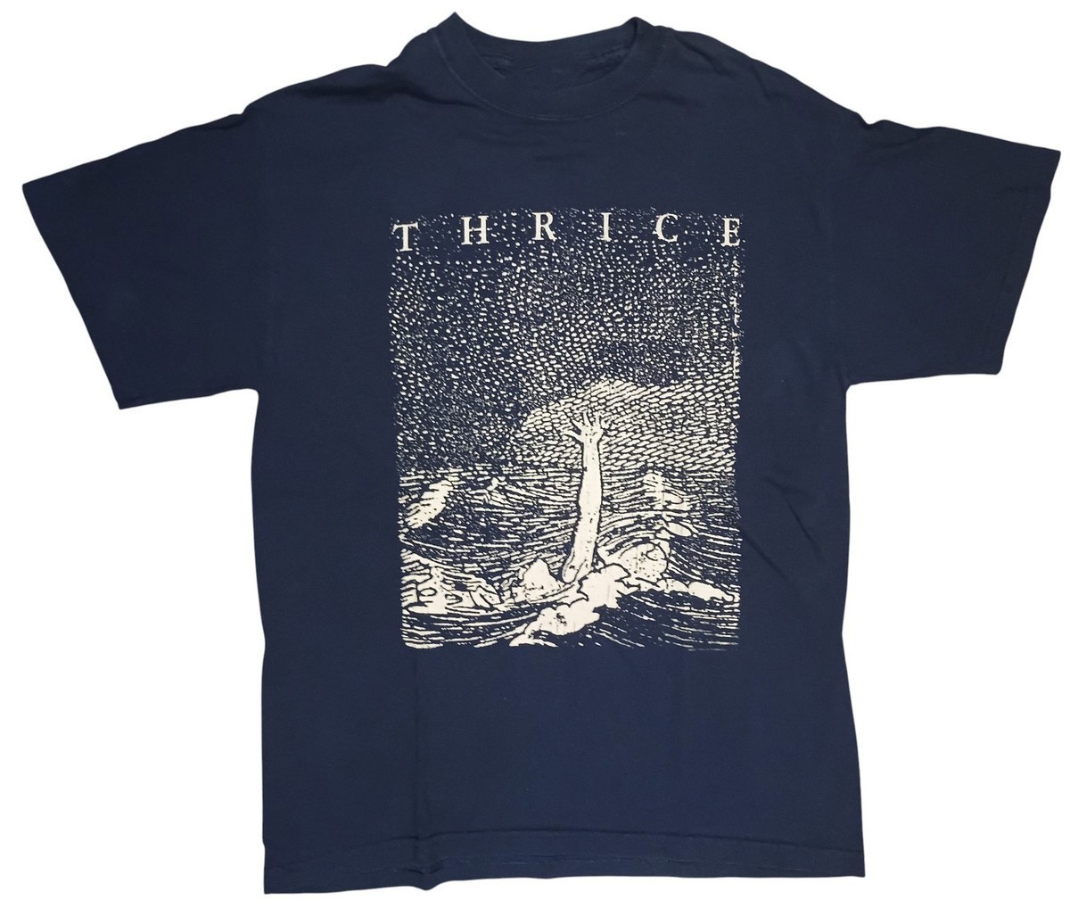 Merry Christmas Thrice Band Cotton Unisex All Size T-Shirt K77.46