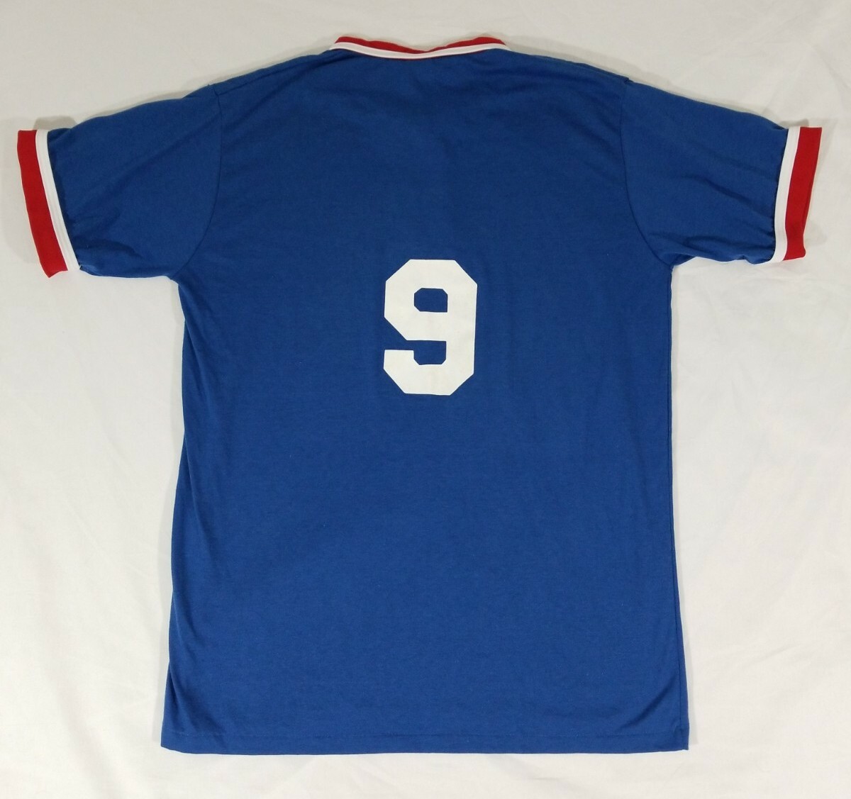 Vintage « Multibank » Sponsor Baseball Ringer Jersey Shirt Don Alleson Athletic XL