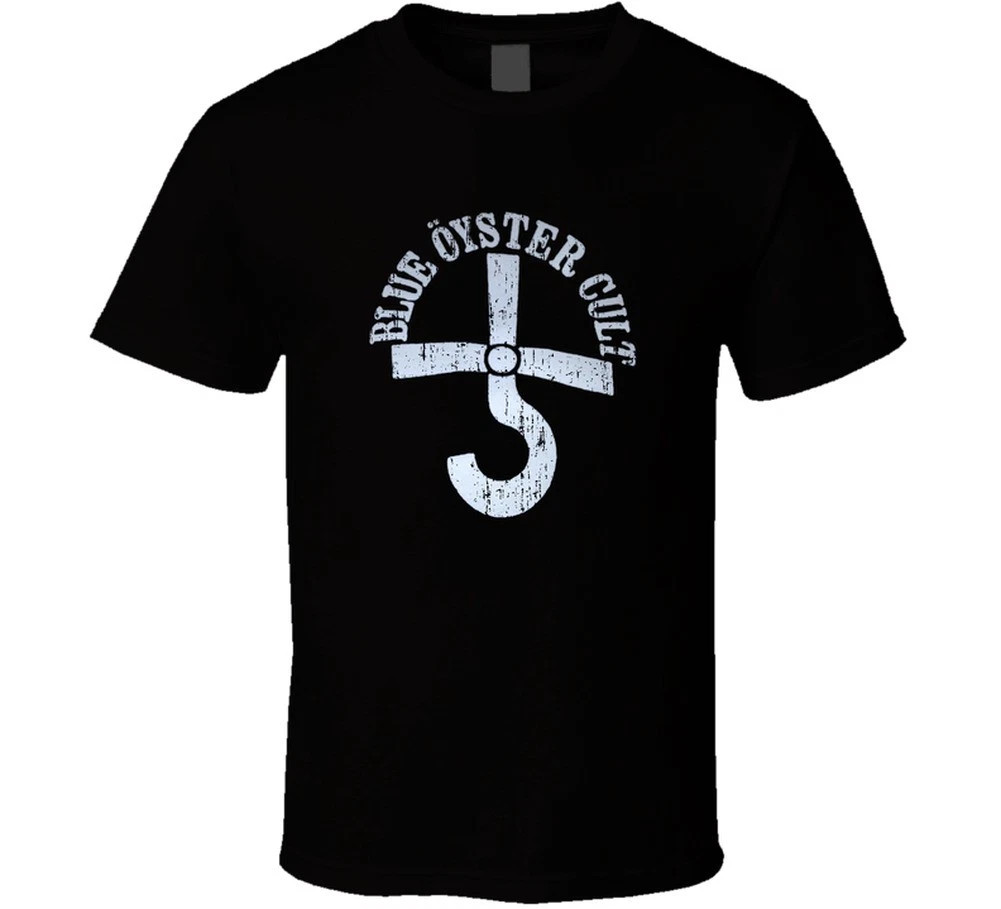 70s Classic Rock Vintage Worn Look Music Black T-Shirt Reprint TRENDING