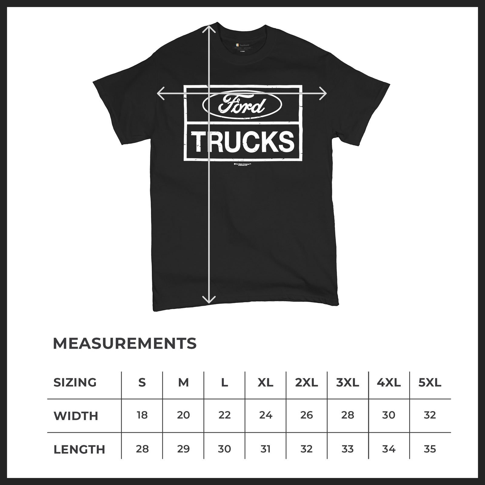 Distressed Ford Trucks T-Shirt F150 American Pick Up Cotton Tee