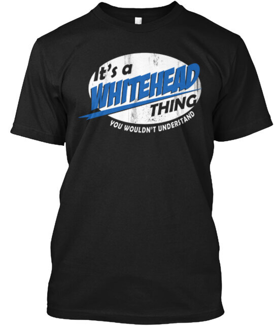While Stocks Last Whitehead Design Tee T-Shirt Made in the USA Size S to 5XL