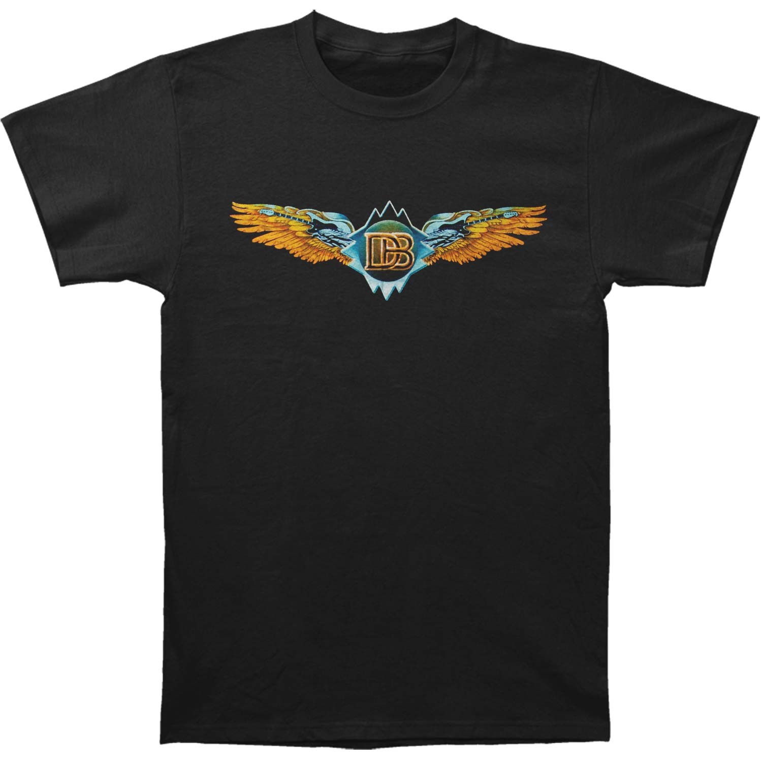 Men&rsquo;s Doobie Brothers Wings 2012 Tour Tuscon Las Vegas T-shirt Medium Black