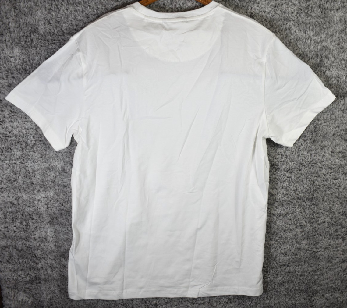 Porter & Ash Shirt Mens Large White Essential Performance Neutral Classic Crew
