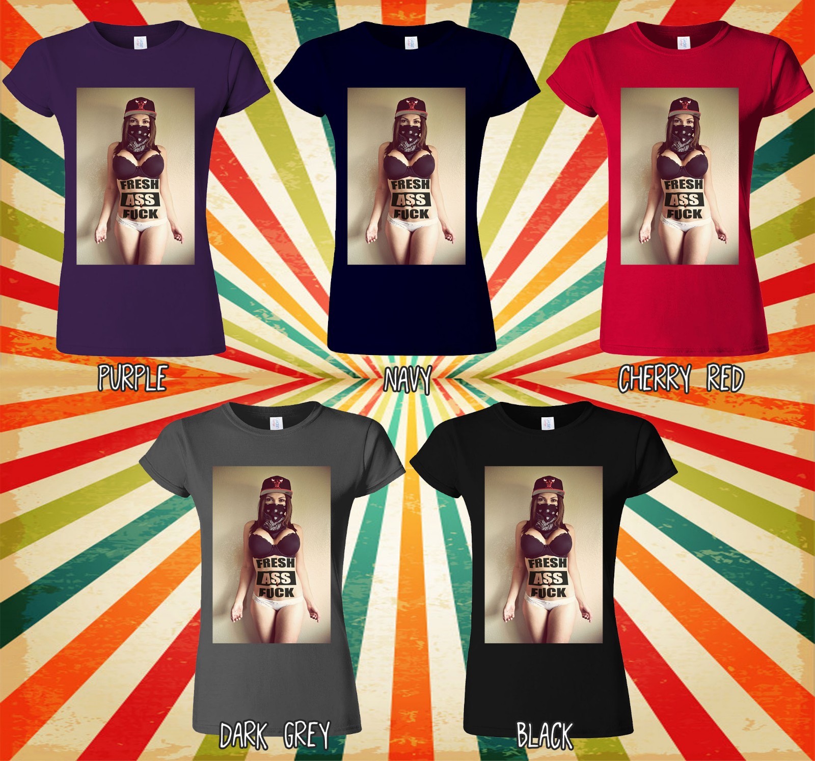 Sexy Bandana Gangster Girl Tattoo Men Women Vest Tank Top Unisex T Shirt 1301