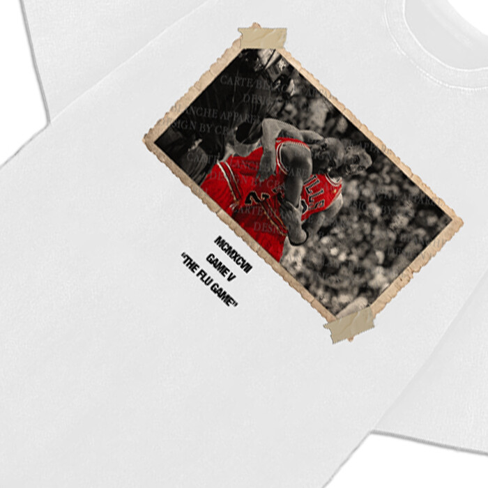 The Flu Game T-Shirt Iconic Michael Jordan & Scottie Pippen Moment Tee