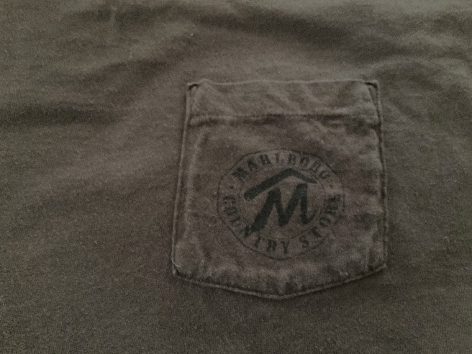 Vtg Marlboro Country Store Shirt Mens L/XL Adult 1 Size Cowboy Western Rodeo 90s