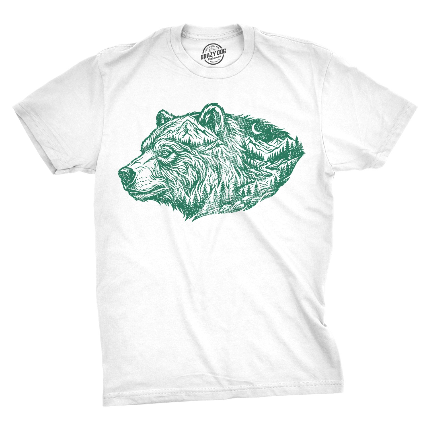 Mens Funny T Shirts Nature Bear Awesome Wildlife Lover Tee For Men