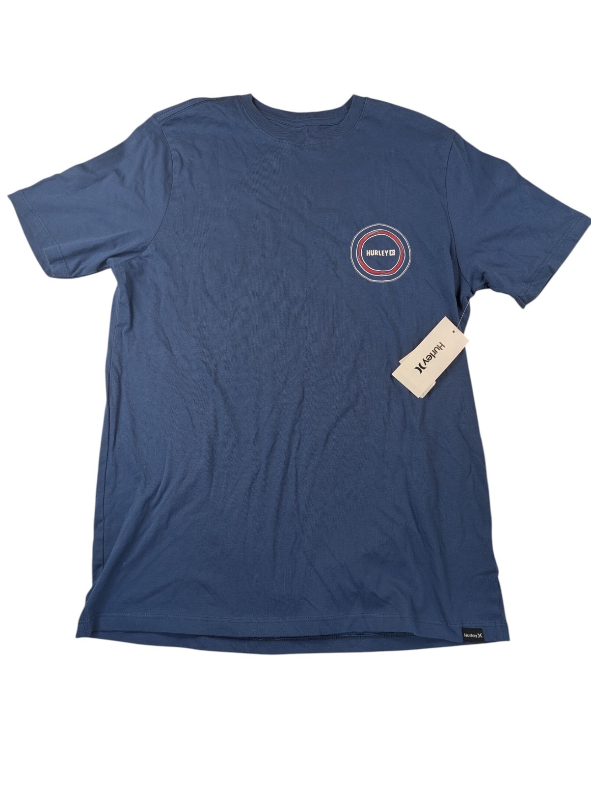 Hurley Men&rsquo;s Size Small Everyday Whirlpool Short Sleeve Tee T-Shirt Blue NWT