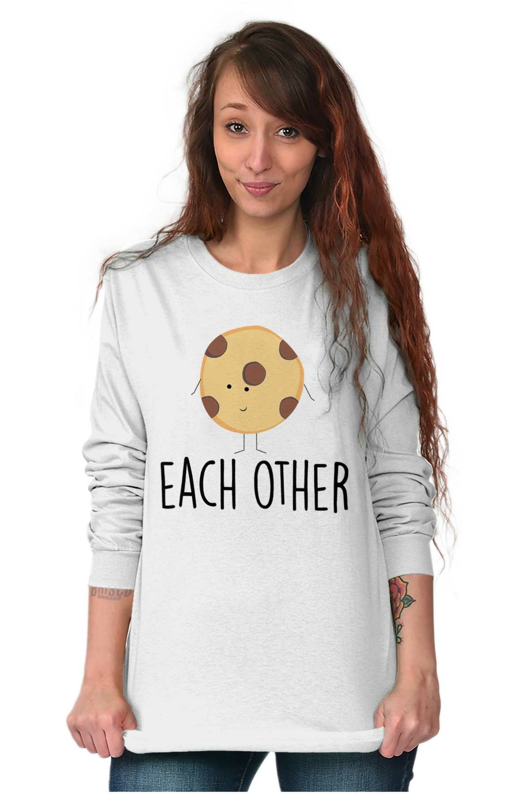 Relationship Boyfriend Girlfriend Matching Long Sleeve Tshirt for Men or Women