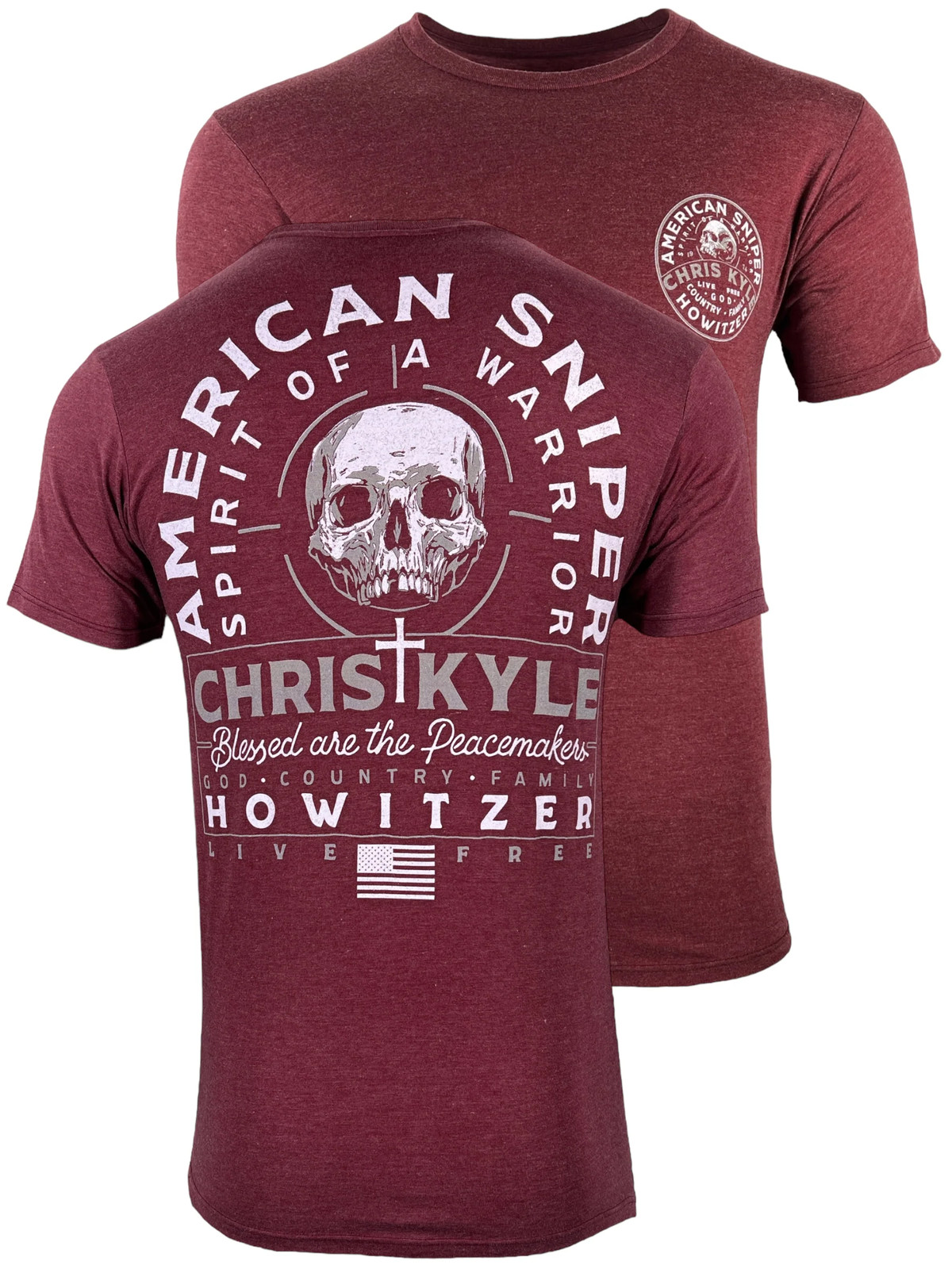 Howitzer Style Men&rsquo;s T-Shirt Chris Kyle Trigger Military Grunt MFG