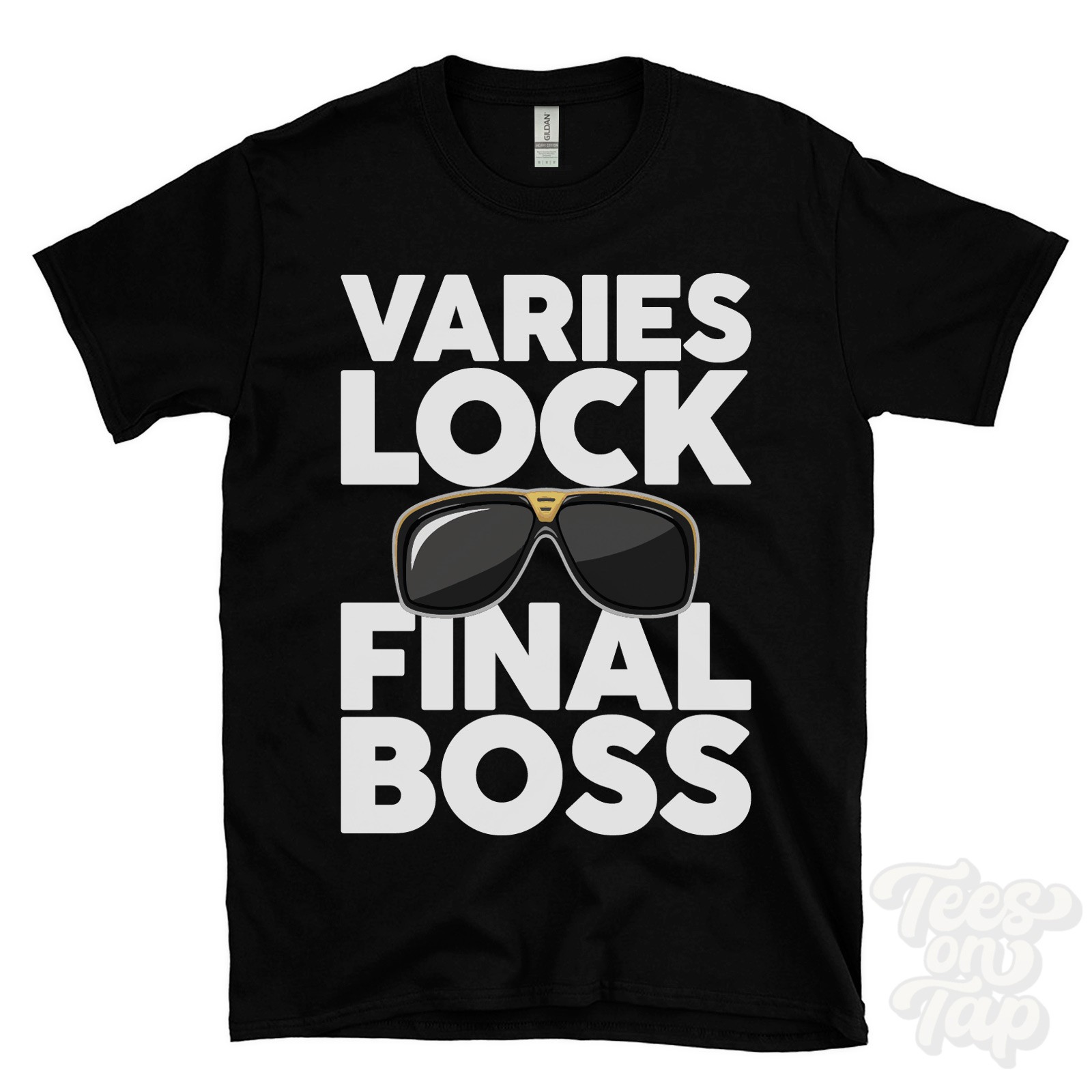 VARIES LOCK FINAL BOSS T-SHIRT funny xmas gift haltwhistle northumberland