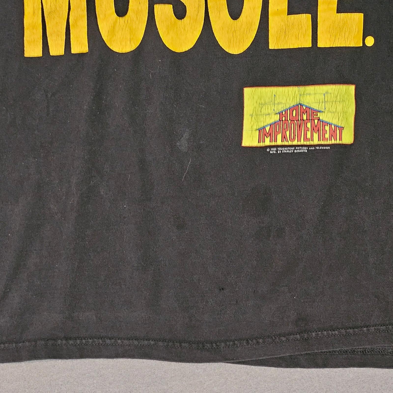 Vintage 1995 Home Improvement Shirt 90s TV Size XL Muscle Manly Graphics
