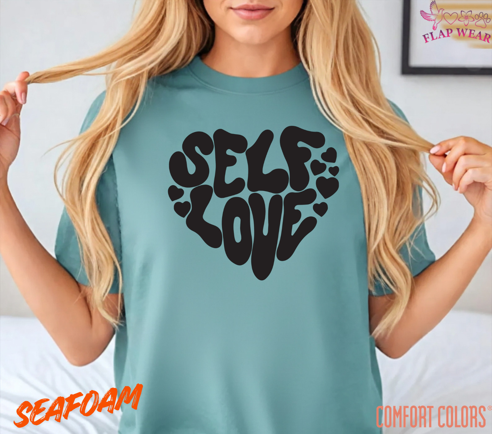 Unisex Self Love Retro Heart T shirt Men T shirt Women valanity Romantic