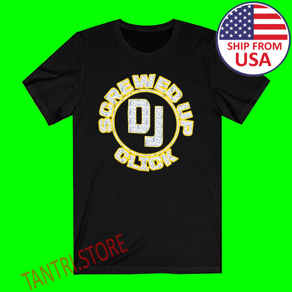 DJ Screw Screwed Up Click Men&rsquo;s Black Size S to 3XL