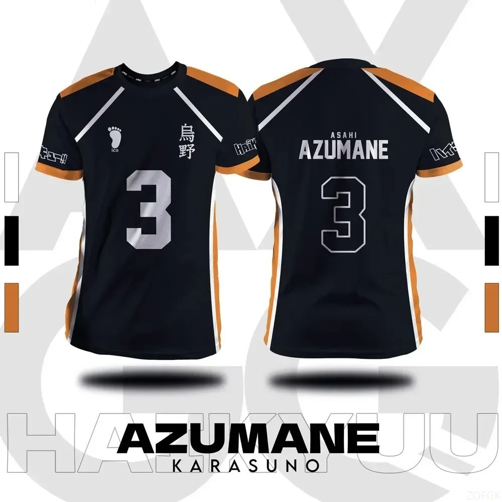 Haikyuu Team Fukurodani Hinata Volleyball Anime Cosplay Jersey Set