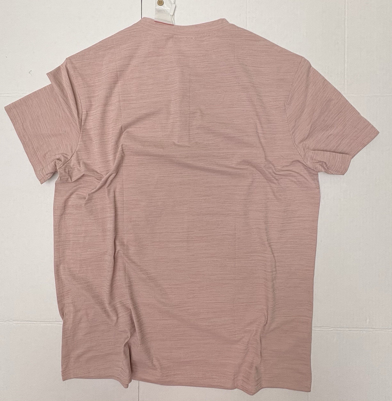 COOFANDY Men&rsquo;s Henley Summer SS T-Shirt in Pink/Dusty Rose Size L *New w/ Tags*