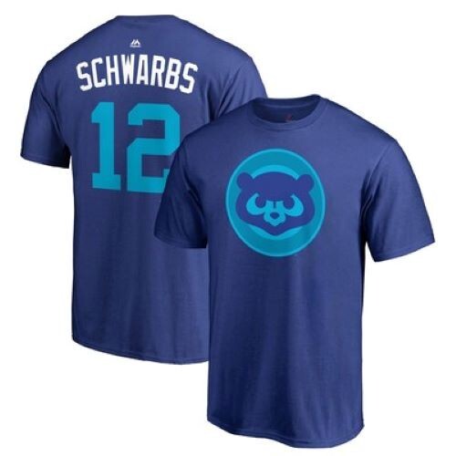 Kyle Schwarber Schwarbs Royal Chicago Cubs 2018 Players&rsquo; Weekend T-shirt