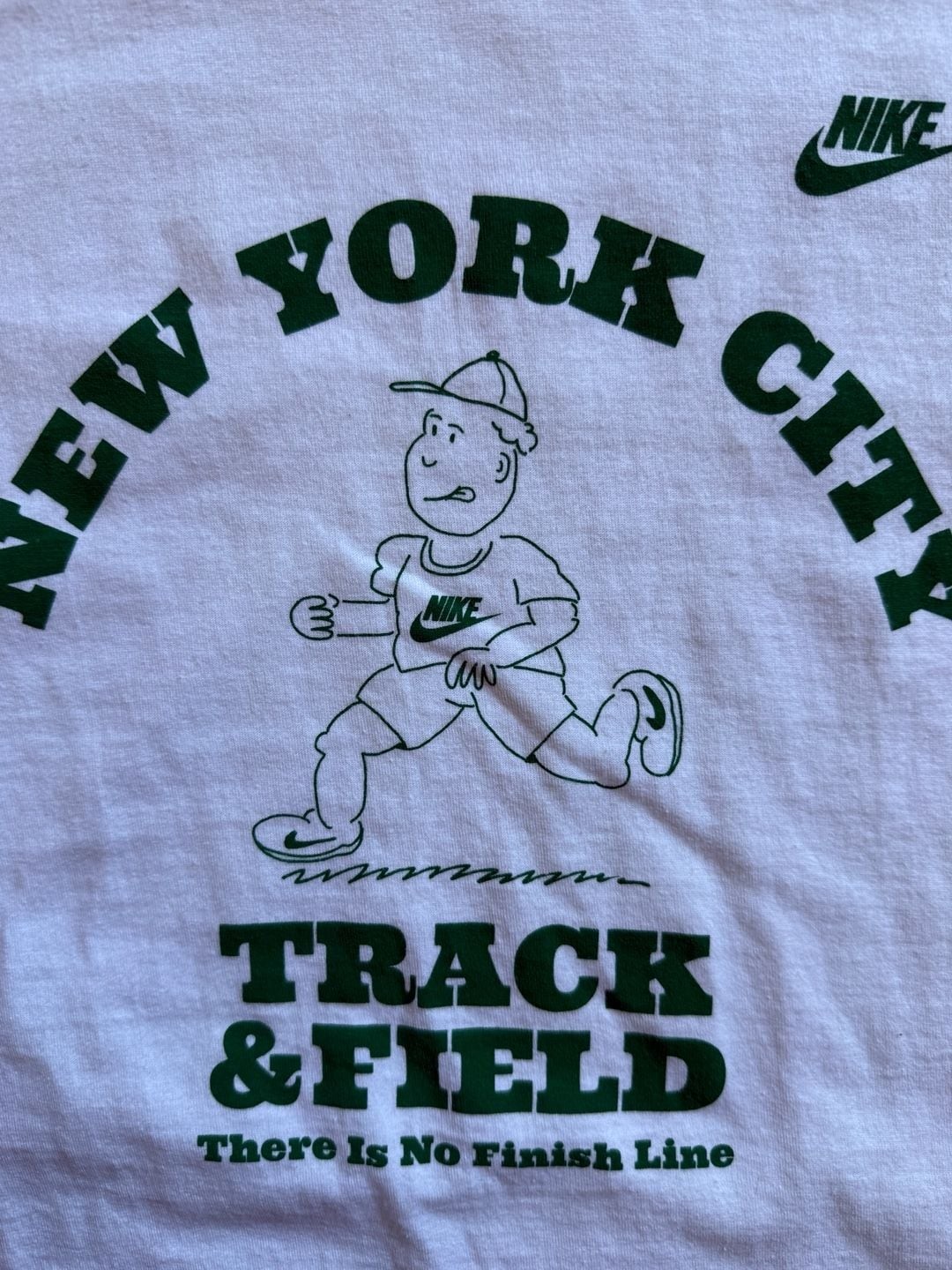 Nike New York City Track & Field There Is No Finish Line Graphic T-Shirt